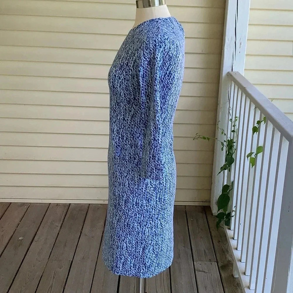 NWT J McLaughlin Catalyst Dress Catalina Cloth XS Blue Aqua Abstract Geo Print - Picture 3 of 10